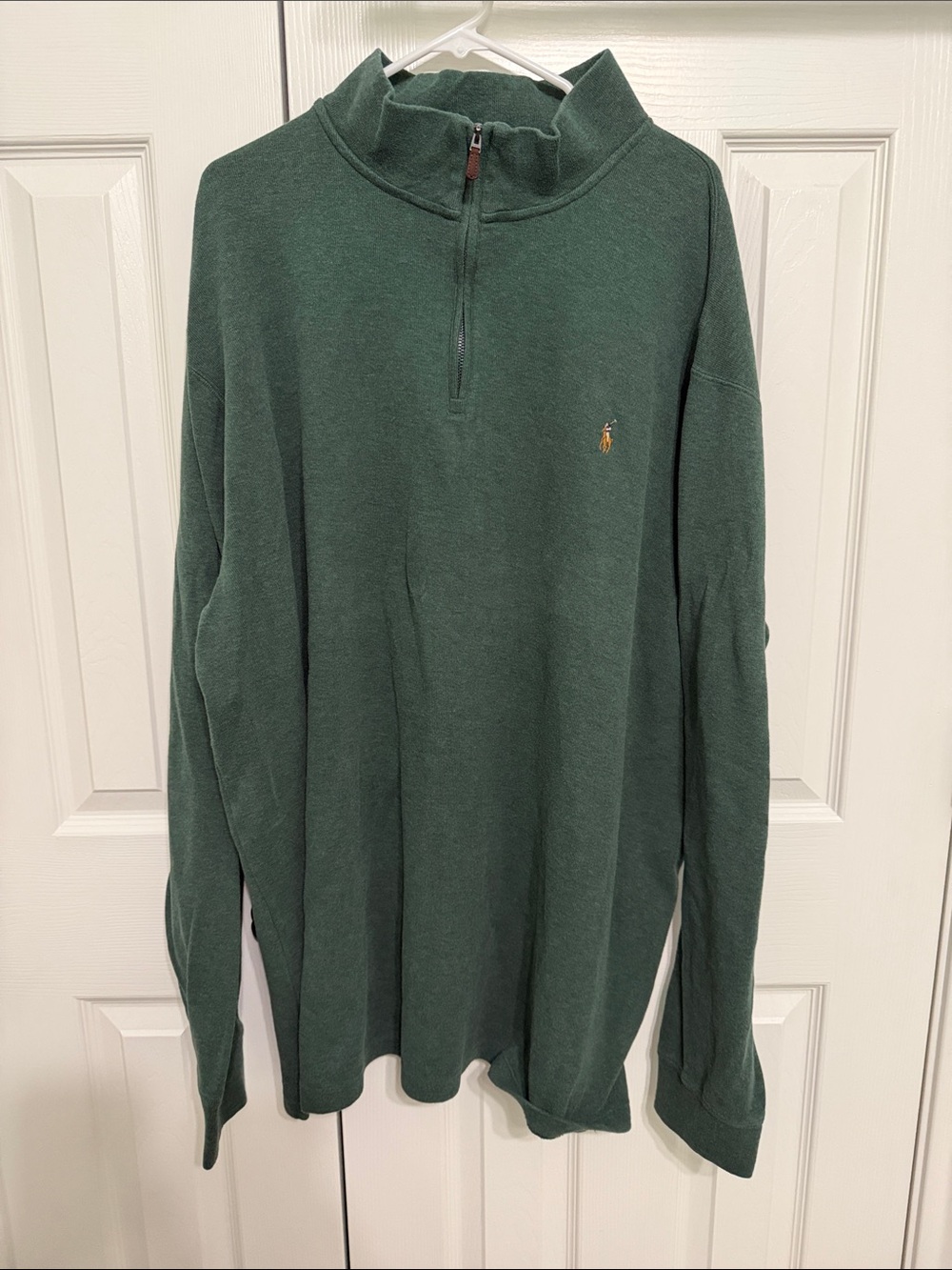 Polo by Ralph Lauren Forest Green Quarter-Zip Pullover 3XT